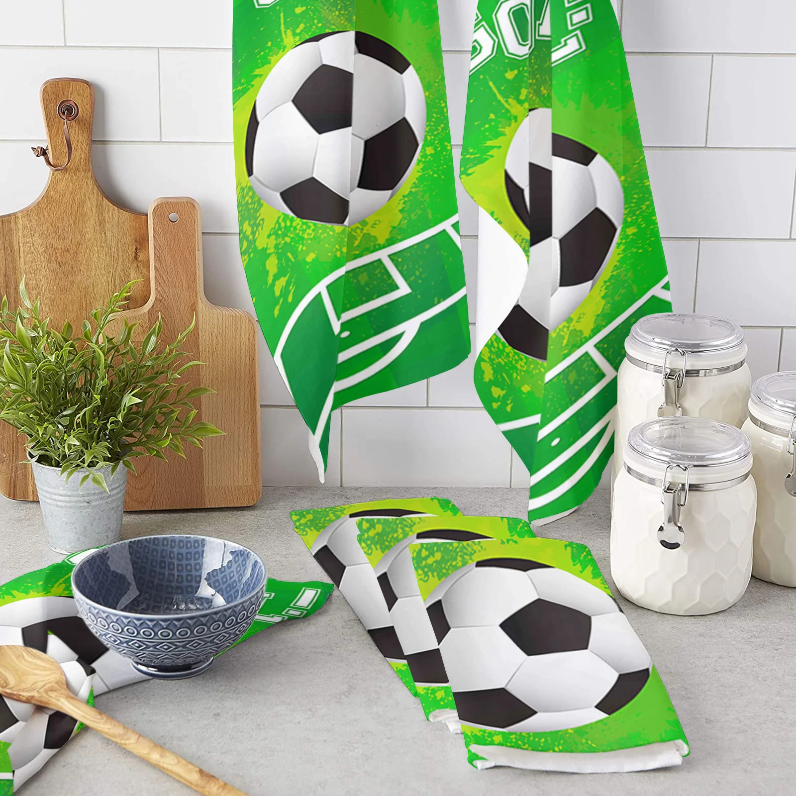 Set Cleaning Cloth Kitchen Accessories Dish Washing Cloth Household Decoracion