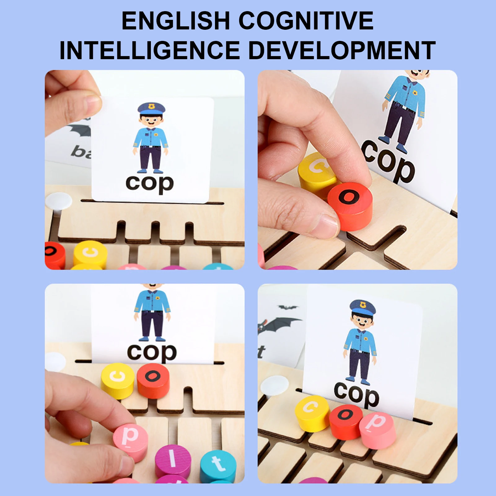 Деревянный лабиринт с надписью и правописанием детские игры для правописания