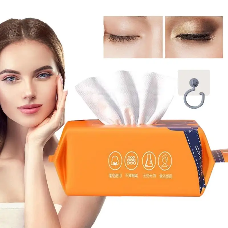 

100PCS Pearl Pattern Disposable Face Towel 100%Cotton Tissue Soft Facial Cleansing Reusable Wet And Dry Baby Soft Towel wit Hook