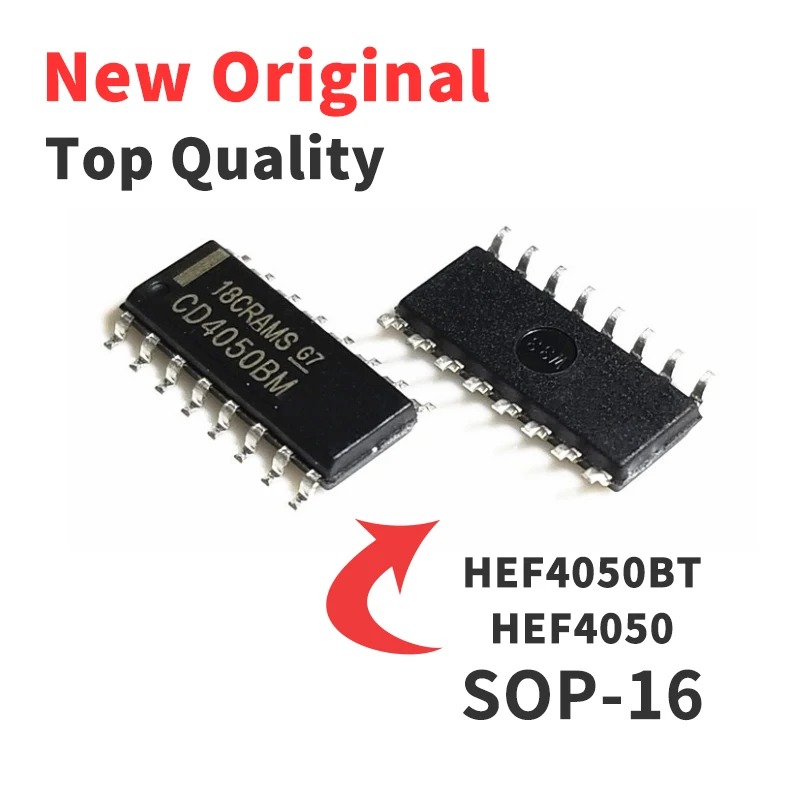 

10PCS HCF4050 HEF4050BT CD4050BM SMD SOP16 Chip IC Brand New Original