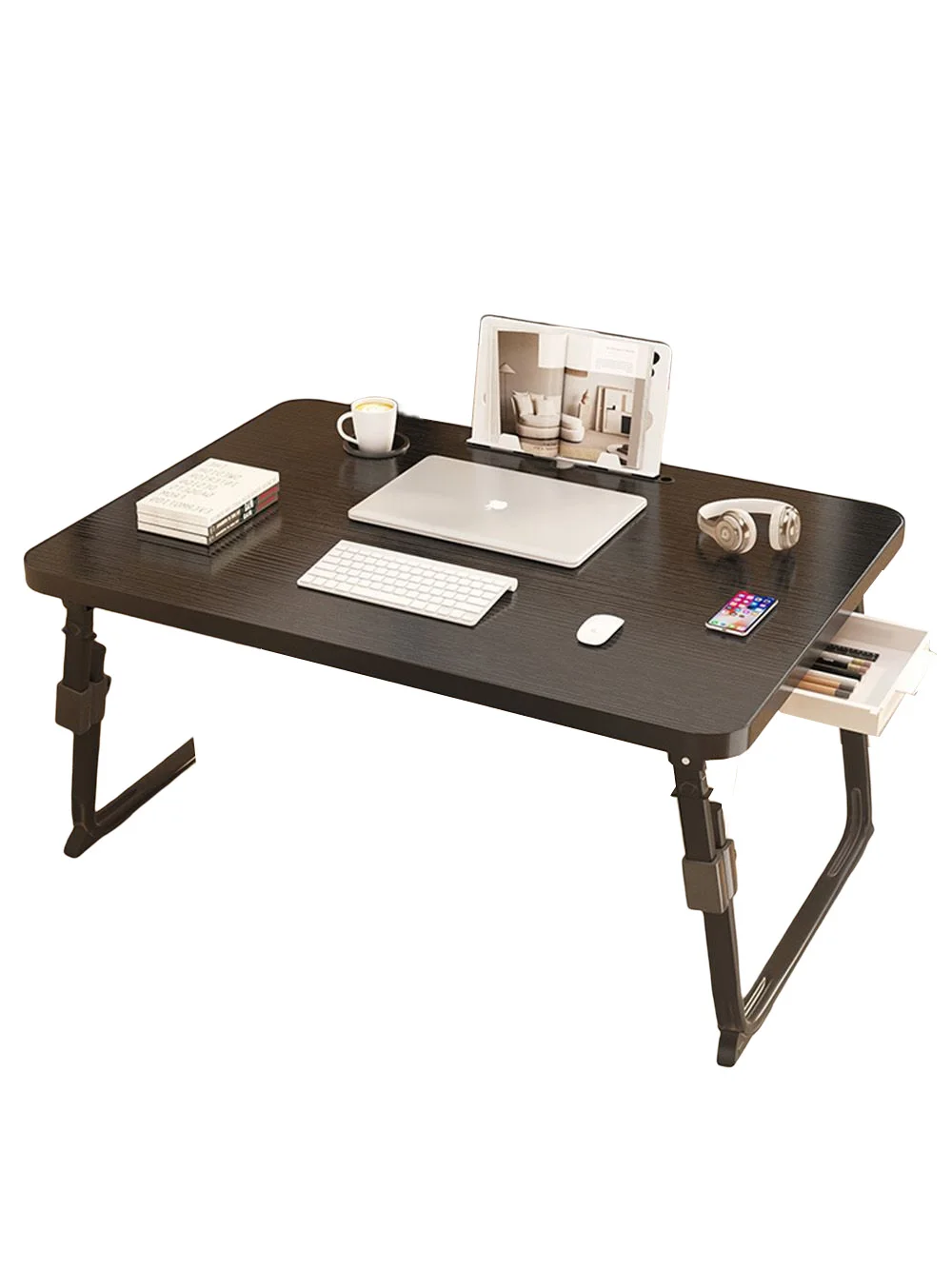 

Foldable Lifting Laptop Table Simple Style Applicable to Dormitory and Home Paint free Process