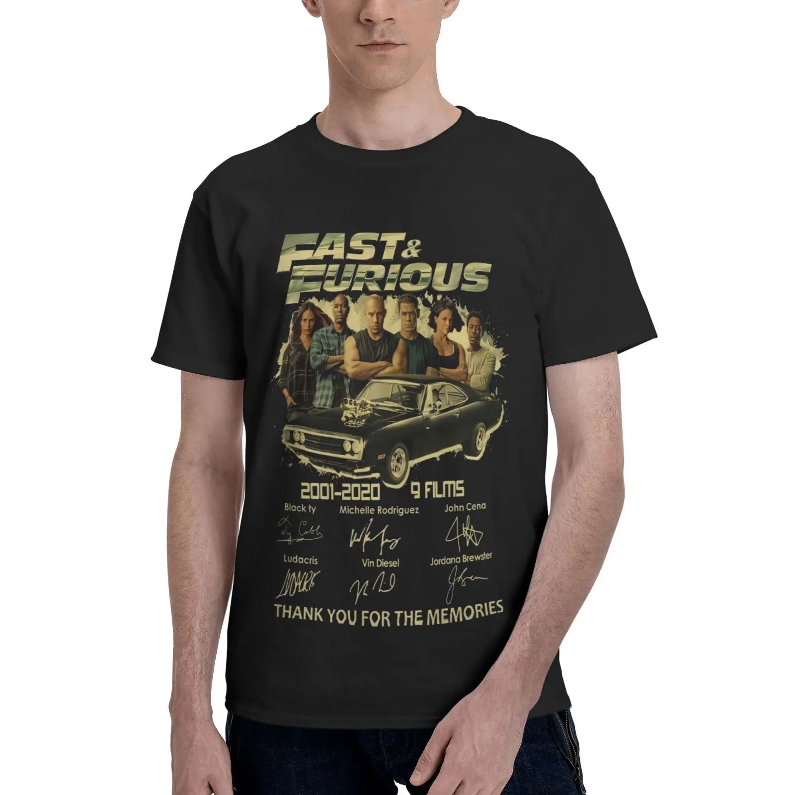

Fast And Furious 2001 2020 Thank T Shirt Couples T-Shirt T Shirt Women T Shirts Oversized T Shirt Men T-Shirt Top Men Clothing
