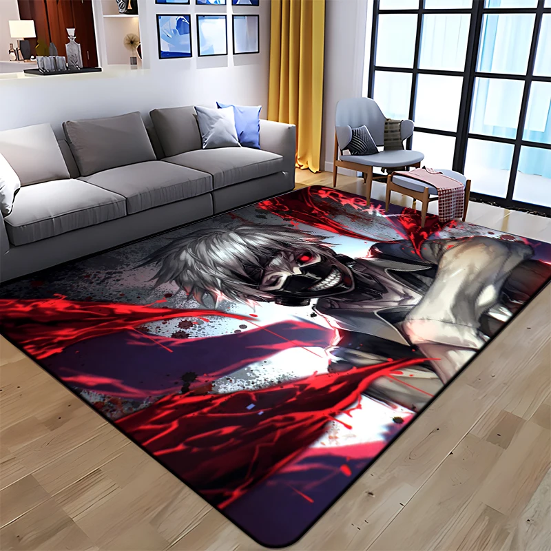 

Anime Tokyo Ghoul Art Printed Carpet for Living Room Large Area Rug Soft Mat E-sports Chair Carpets Alfombra Gifts Dropshopping