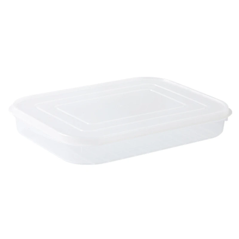 

Clear Food Storage Box with Lid Fish Meat Shrimp Vegetables Storage for CASE