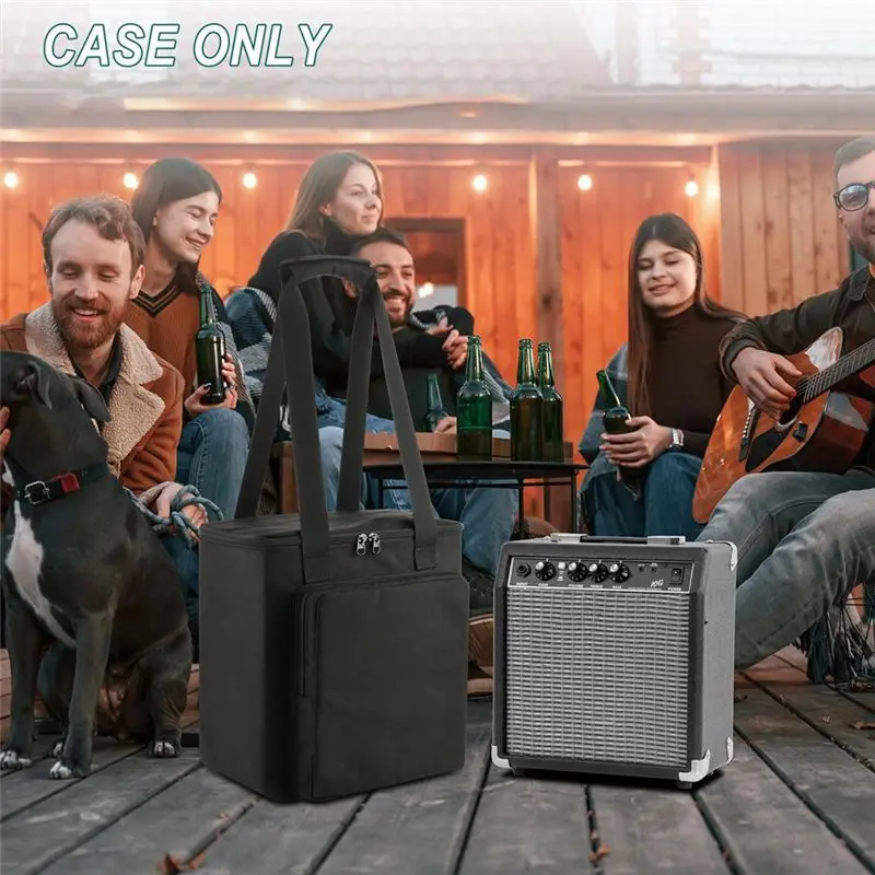 Фото Сумка для переноски и хранения ABZZ-Txesign для гитарного усилителя Fender Frontman 10G, защитный чехол-органайзер с ручками №5