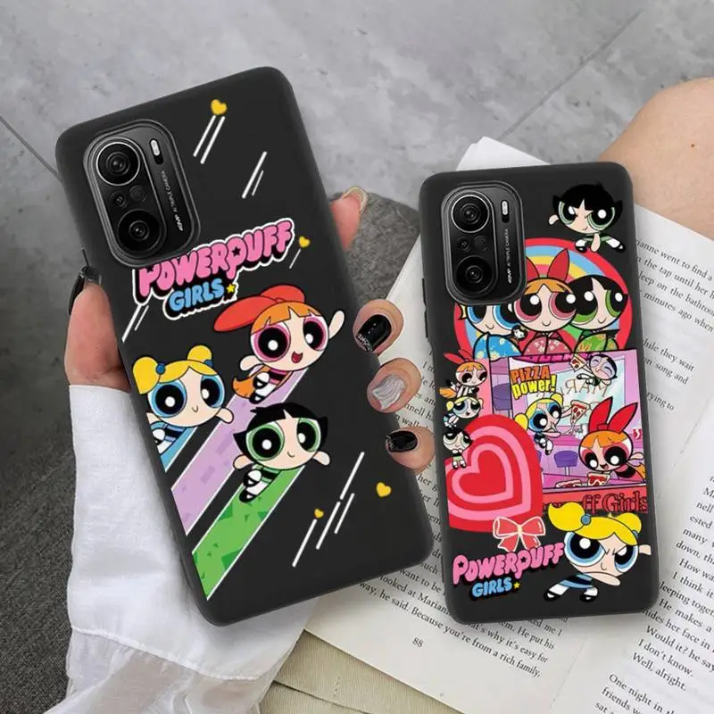 

The Powerpuff Girls Cute Cartoon Phone Case for Xiaomi Mi Note 11 10 9 8 11X Lite 9T CC9 POCO M3 X3 Pro SE