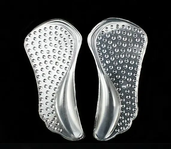 

1Pair Soft Silicone Gel Insoles Heel Cushion Soles Pain Relief Protectors Spur Support Shoe Pad Feet Care Heel Insole Inserts