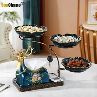 put cut fruit plate for the new year home 2021 high end atmosphere living room coffee table decore creative multifunctional gift