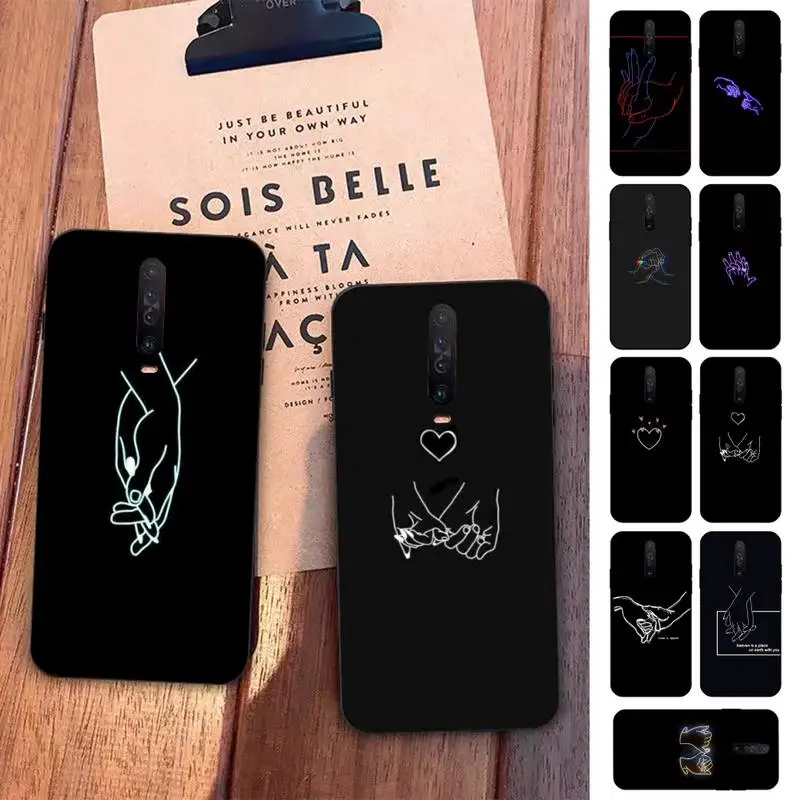 

Hand in hand love Phone Case for Redmi 5 6 7 8 9 A 5plus K20 4X S2 GO 6 K30 pro