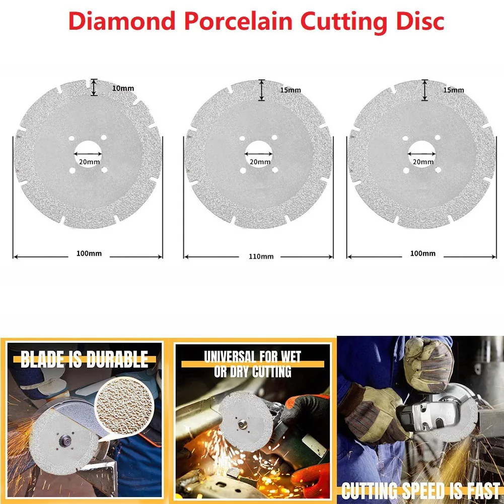 

Diamond Cutting Disc Metal Saw Blades Concrete Granit Ceramic Tile Cutting Blade Universal For Wet Dry Cutting