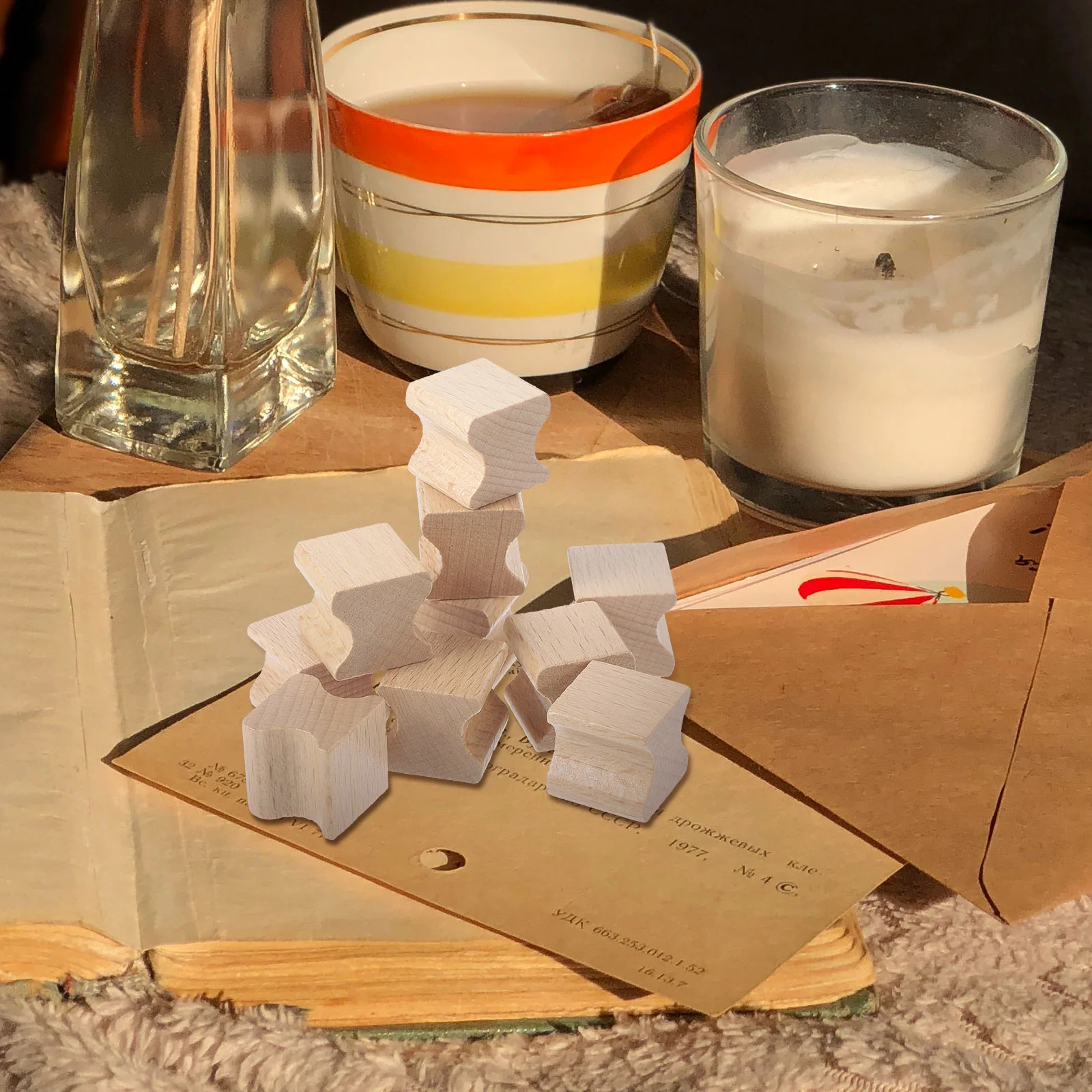 10 шт. штампы из бука резьба по дереву штамп сделай сам другие продукты деревянные