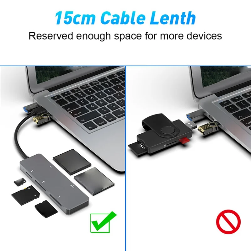 USB 3 0 Многофункциональный кардридер CFast/CF/XD/SD/TF 5 в 1 Гбит/с для ПК ноутбука