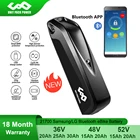 Батарея eBike 21700 SamsungLG Hailong 36V 52V 48V 20Ah 15Ah 25Ah 30Ah с Bluetooth BMS для 1500W 1000W 750W 500W 350W двигателя