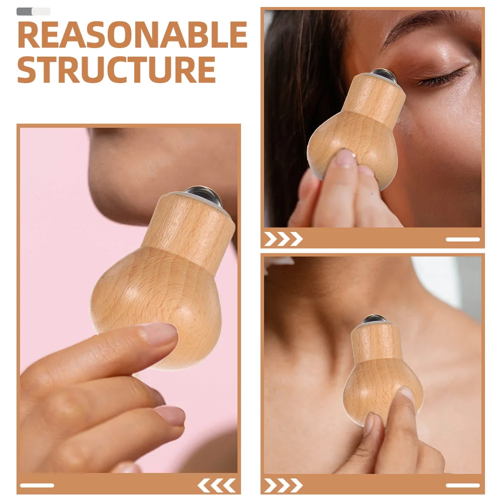 2 шт. ролики для лица массажный ролик с имитацией лампы женский инструмент ухода