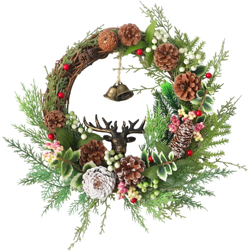 

Рождественский подарок, маленькая настенная фотография, украшение для дома, галстук в стиле мори, Рождественский венок