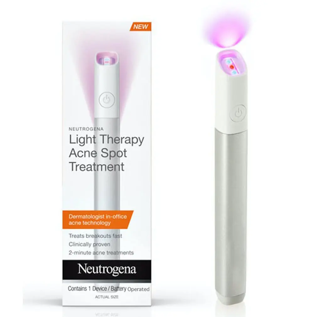 Blu-Ray ручка для лечения акне с синим и красным светом Лечение пятен лазерная