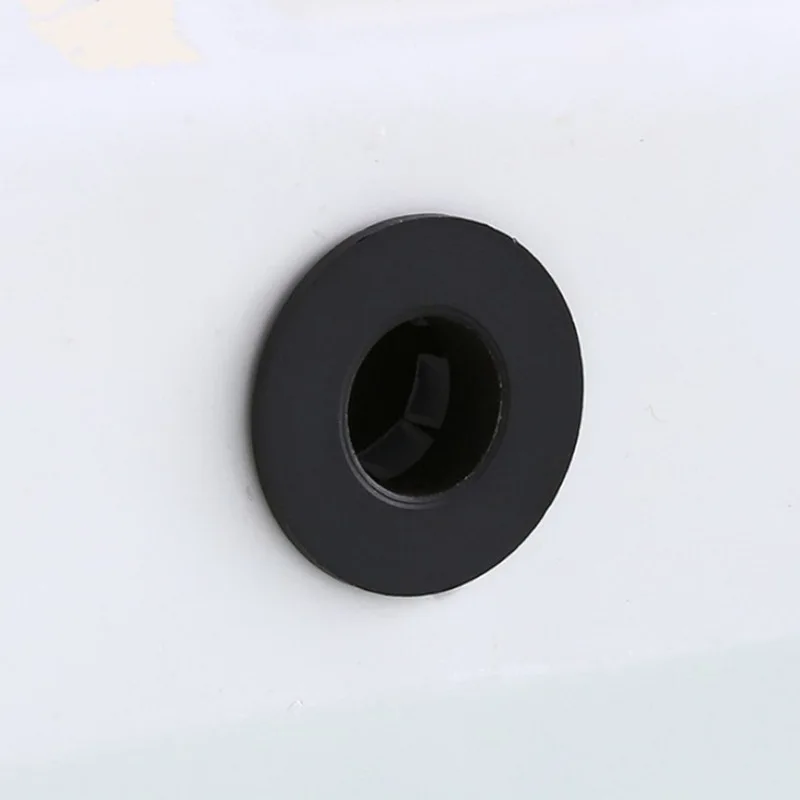 Overflow Cover Black Silver Gold Vintage Bronze Brass Bathroom Basin Faucet Sink With Six-foot Ring Insert Replacement |