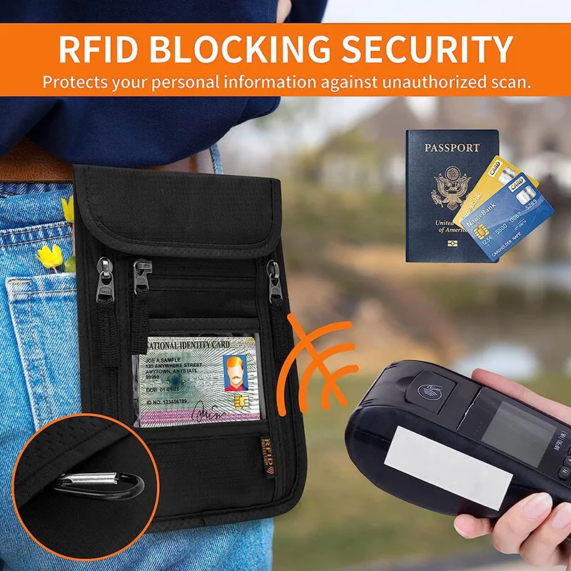 Органайзер для паспорта и кредитных карт с RFID-защитой