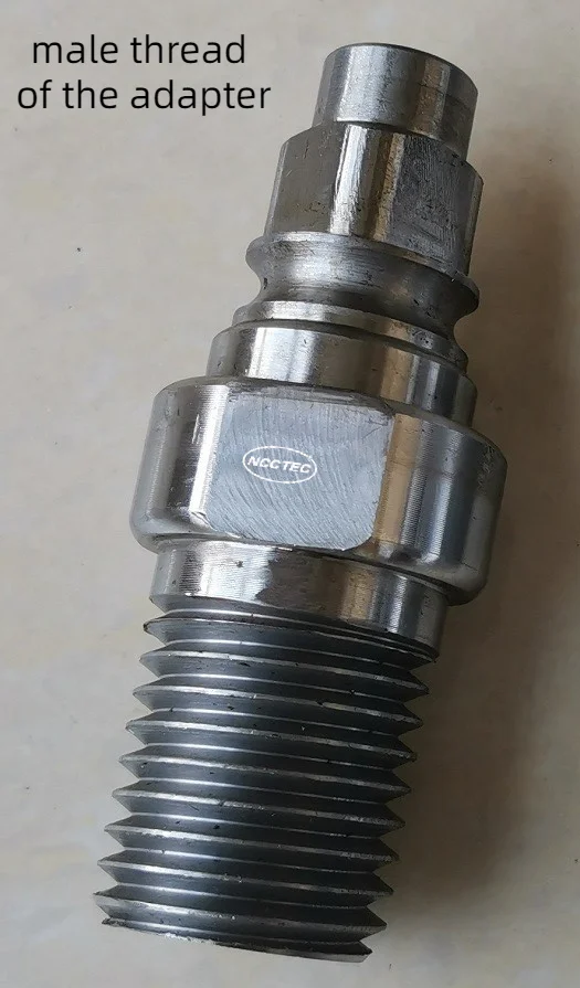 

Серебряный адаптерный разъем 1-1/4-7 дюймов UNC для легко удаления алмазных сверл после сверления, защита от блокировки, быстрая разборка