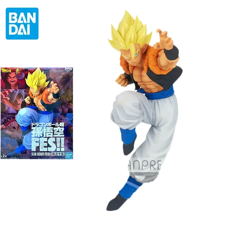 Bandai оригинальные Dragon Ball супер аниме фигурки FES Gogeta экшн-фигурки игрушки