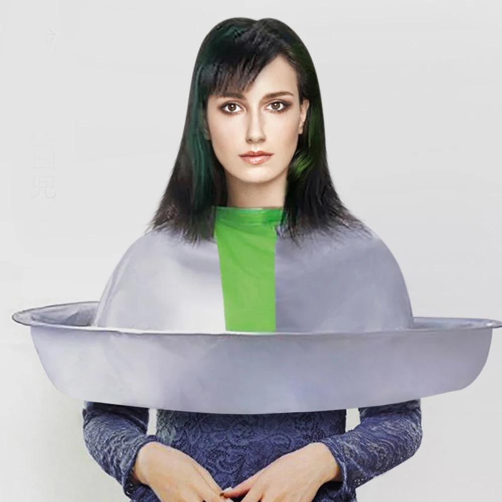 

DIY Hair Cutting Cloak Umbrella Cape Hair Shave Cutting Wrap Apron Hair Barber Cloak Gown Cover Household Cleaning Protecter
