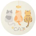 Ковер Eovna, Круглый флисовый ковер для гостиной, спальни, коврики для ног, балконного окна, детский игровой коврик для ползания