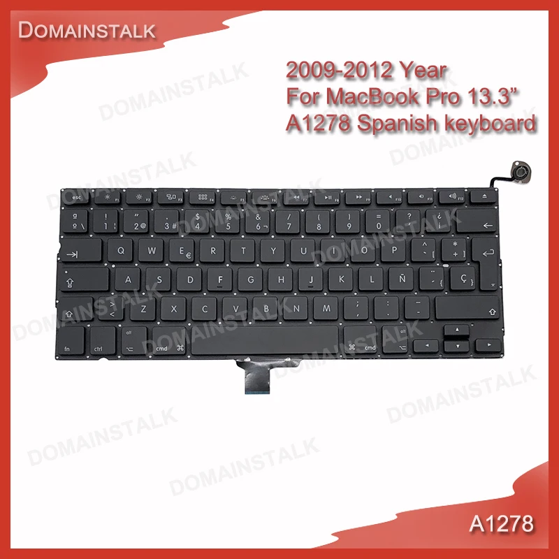 

2Pcs For MacBook Pro 13'' A1278 US UK FR SP RU GE AR Thai Korean Laptop Keyboard Layout 2009-2012 Year