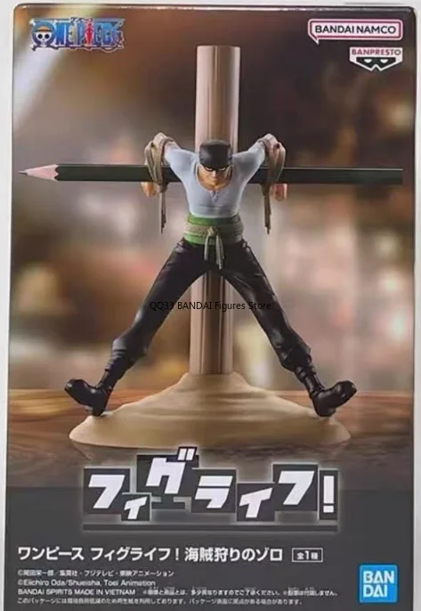 Bandai аниме ONE PIECE фигурка Bounty Hunter Roronoa Zoro держатель для ручки фигурка модель настольные украшения коллекционные предметы (art.: 3920d2ef8ac77) - 3920d2ef8ac77