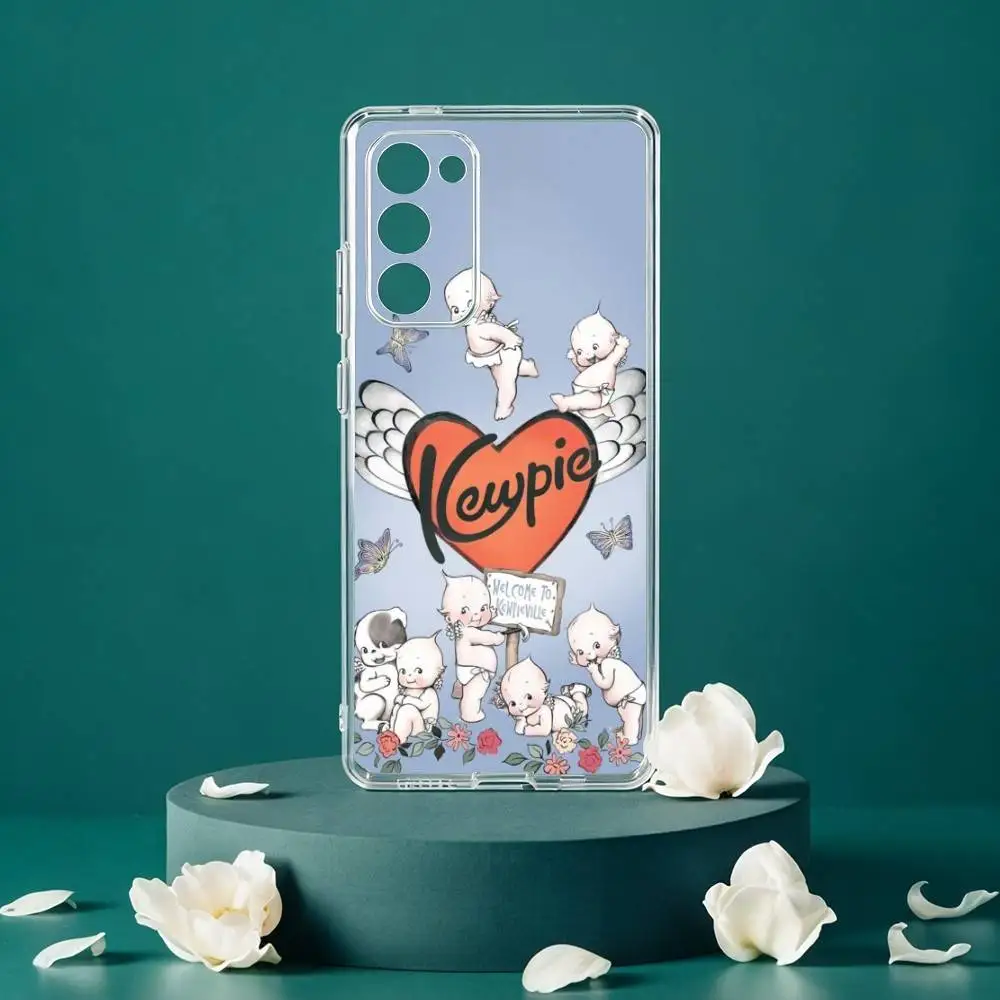 Фото Чехол для телефона Kewpie Cute Angel Baby для Samsung Galaxy S24 S25 S23 S22 S21 Plus S24 S25, прозрачный чехол. №4