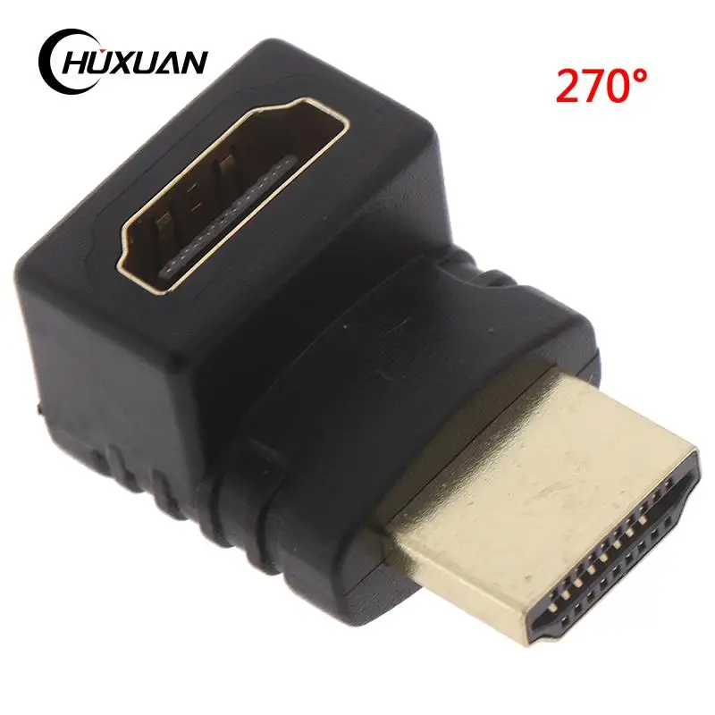 

HDMI-адаптер 270 градусов, штекер-гнездо, поддержка s 3D Ethernet, возвратный аудиоканал для 1080p TV HD TV 99 XR649