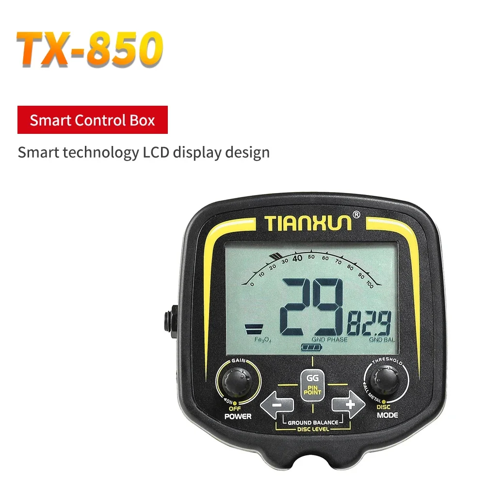 Металлоискатель TX 850 для охоты за сокровищами с водозащитой IP68 золотоискатель