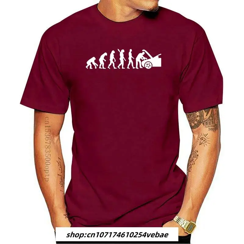 

Man Clothing New Evolution Mechanic Funny T-shirt Automotive Technician Gift Loose Black Men T Shirts Homme Tees Summer Cotton T
