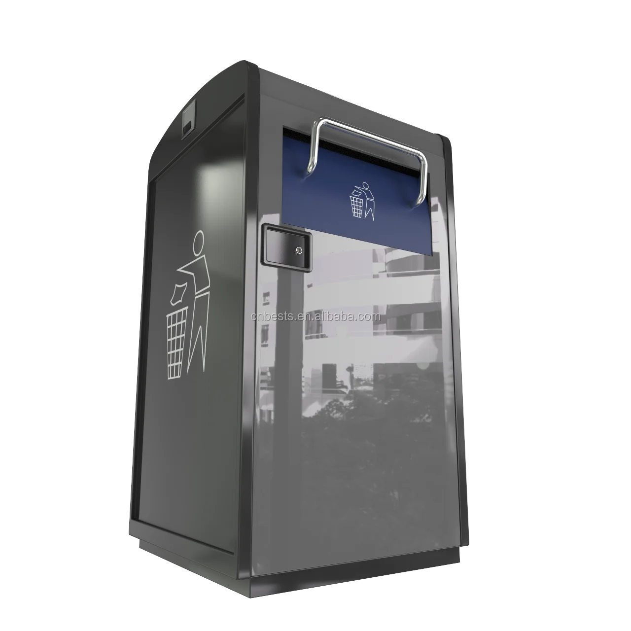 

smart system solar automatic outdoor compost bin