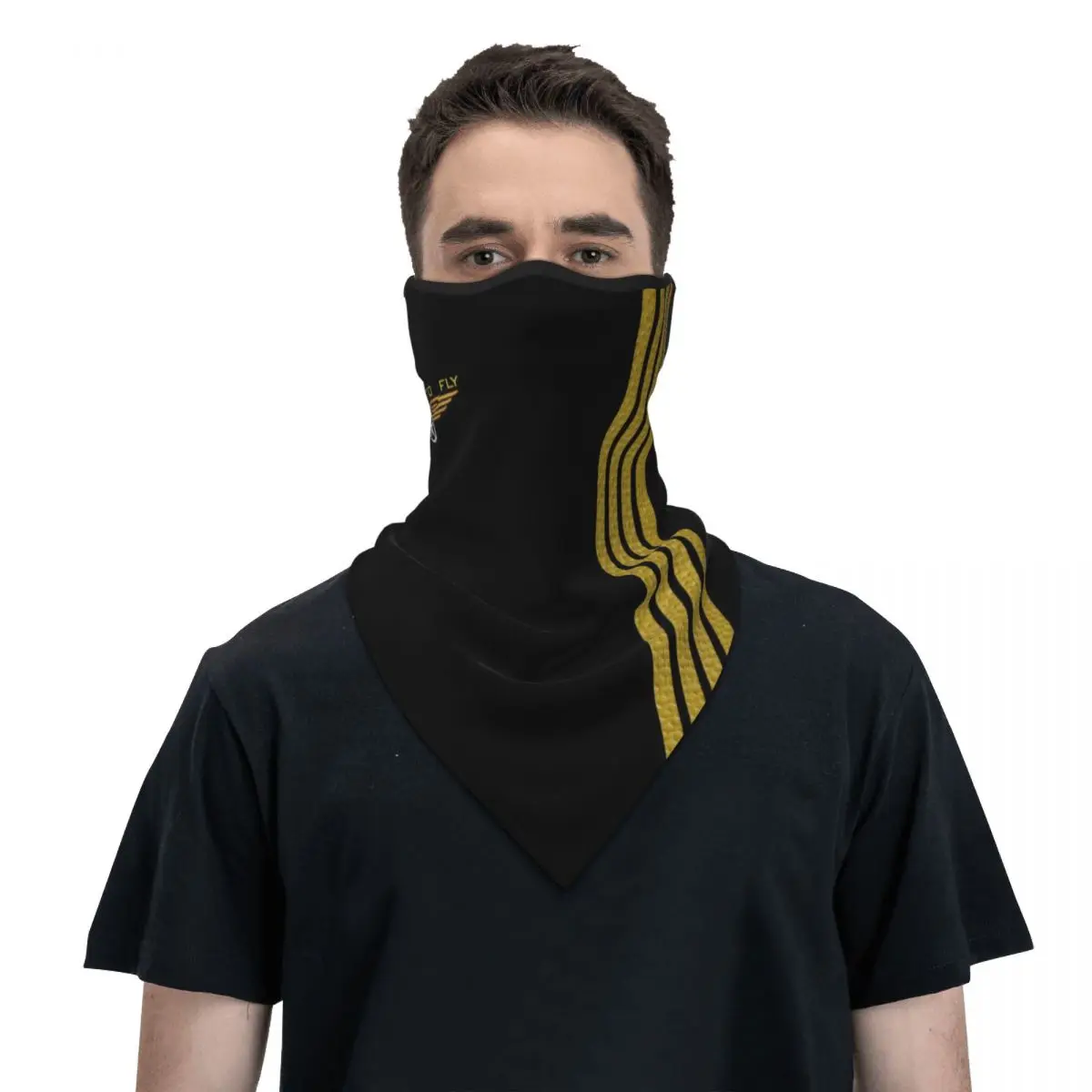 

Born To Fly Flight Pilot Winter Neck Mask Warmer Men Women Hiking Camping Tube Scarf Flying Aviation Aviator Face Bandana Gaiter