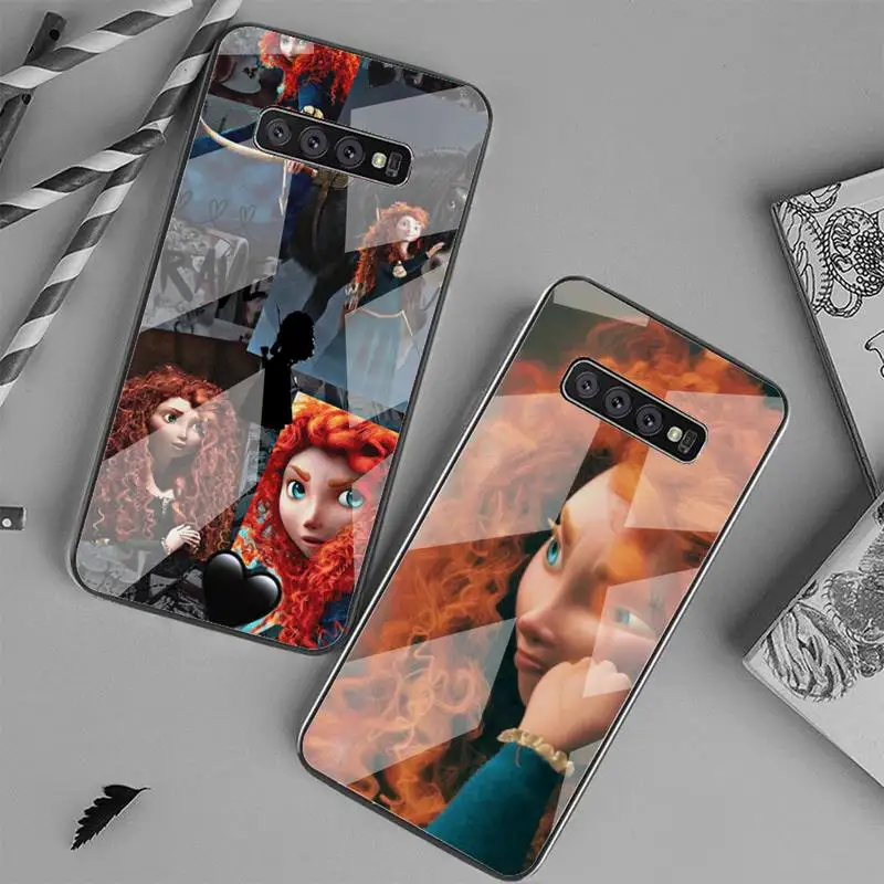 

Princess Brave Merida Phone Case Phone Case Tempered Glass For Samsung S20 Ultra S7 S8 S9 S10 Note 8 9 10 Pro Plus Cover