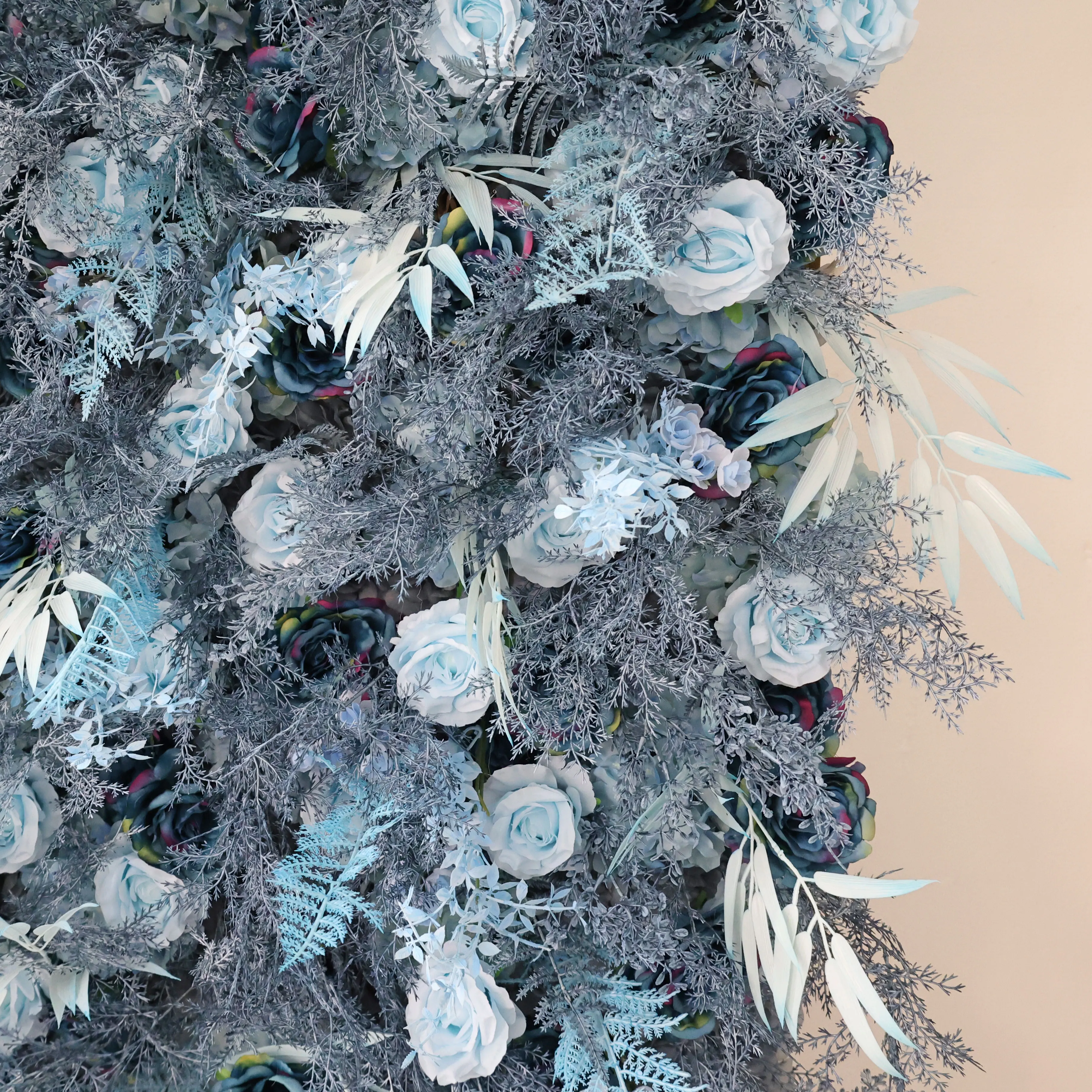 YuLiFlower Индивидуальные свадебные настенные украшения свертывающиеся 5D цветы