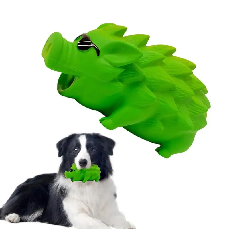 

Squeaky Pig Toys for Dogs Grunting Pig Dog Teething Toy Squeaker Pig Dog Squeeze Toy for Dental Biting Chasing to Spend Time
