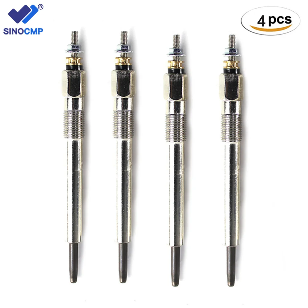 

4pcs 4JB1 Plug Glows set For NQR NKR NHR Pickup Mustang Bobcat Skid Steer Loader Sumitomo Kobelco SK60 Excavator 8-94133-759-9