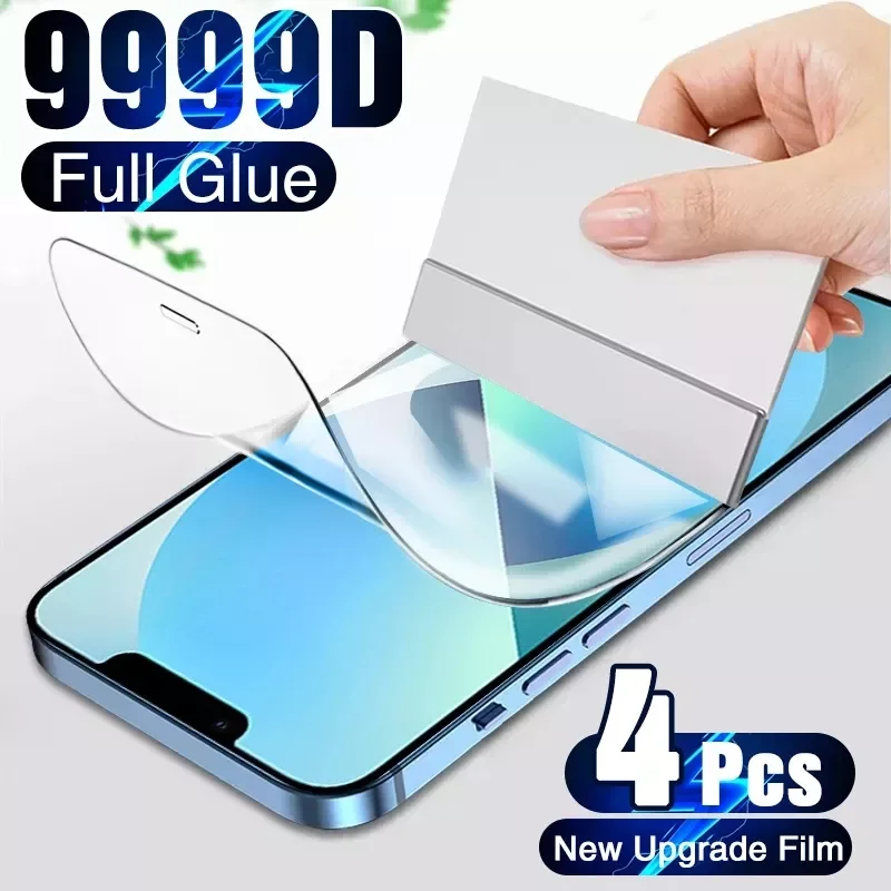 Full Cover Hydrogel Film On The For iPhone 13 12 13 For iPhone X XS XR XS MAX 6 7 8 Plus 11 12 13 Pro Max Screen Protector