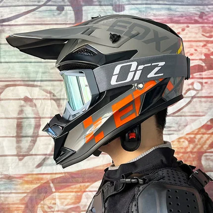 DOT approved For Adults Professional Motorcycle Helmet  Chopper Biker off-road Motorbike Helm full  Face  Motocross Helmets enlarge