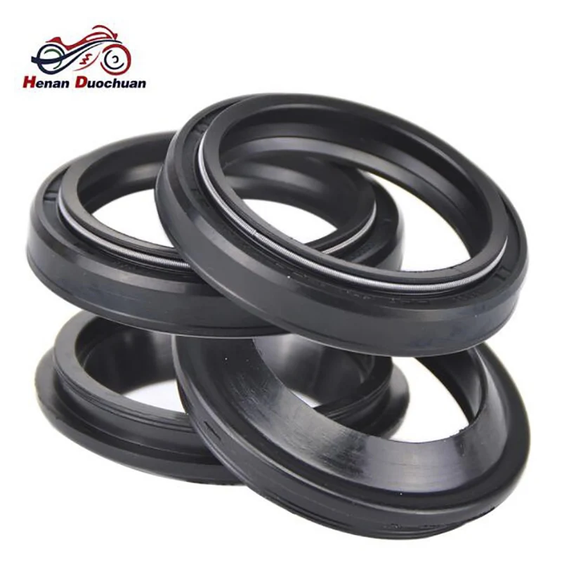 41x53x8 10.5 Front Fork Oil Seal Dust Cover For Honda For Kawasaki XR250R EX 650 ER650 ER-6N ER6N Ninja 650R AN400 XJR400 VT750