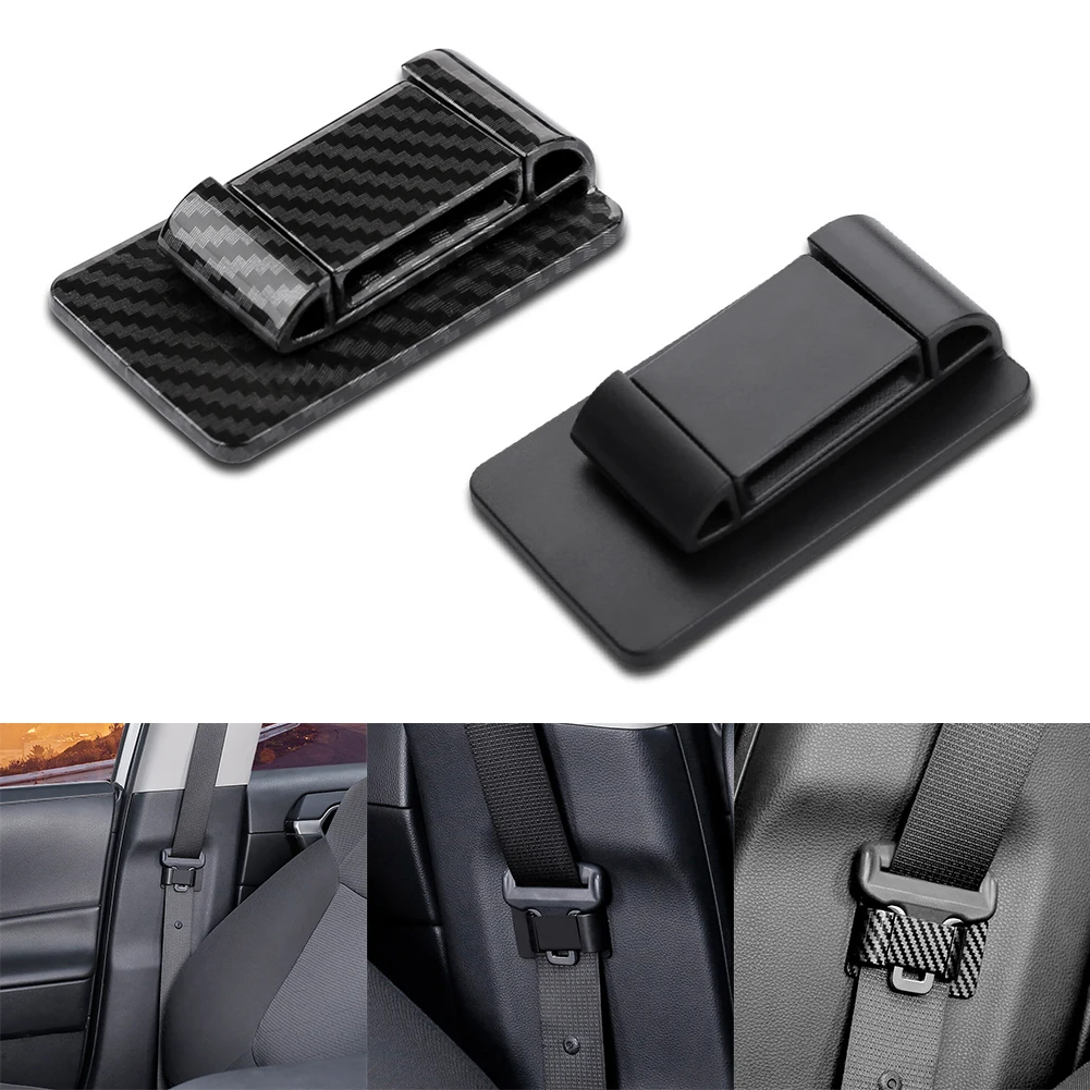 

1pcs Car Shoulder Pads Belt Clip Positioner Shoulder Belt Insert Fixer Belt Holder Interior Accessories