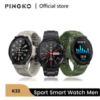 pingko k22 smart watch outdoor sport style exercise training heart rate blood oxygen and pressure measurement watch for men new