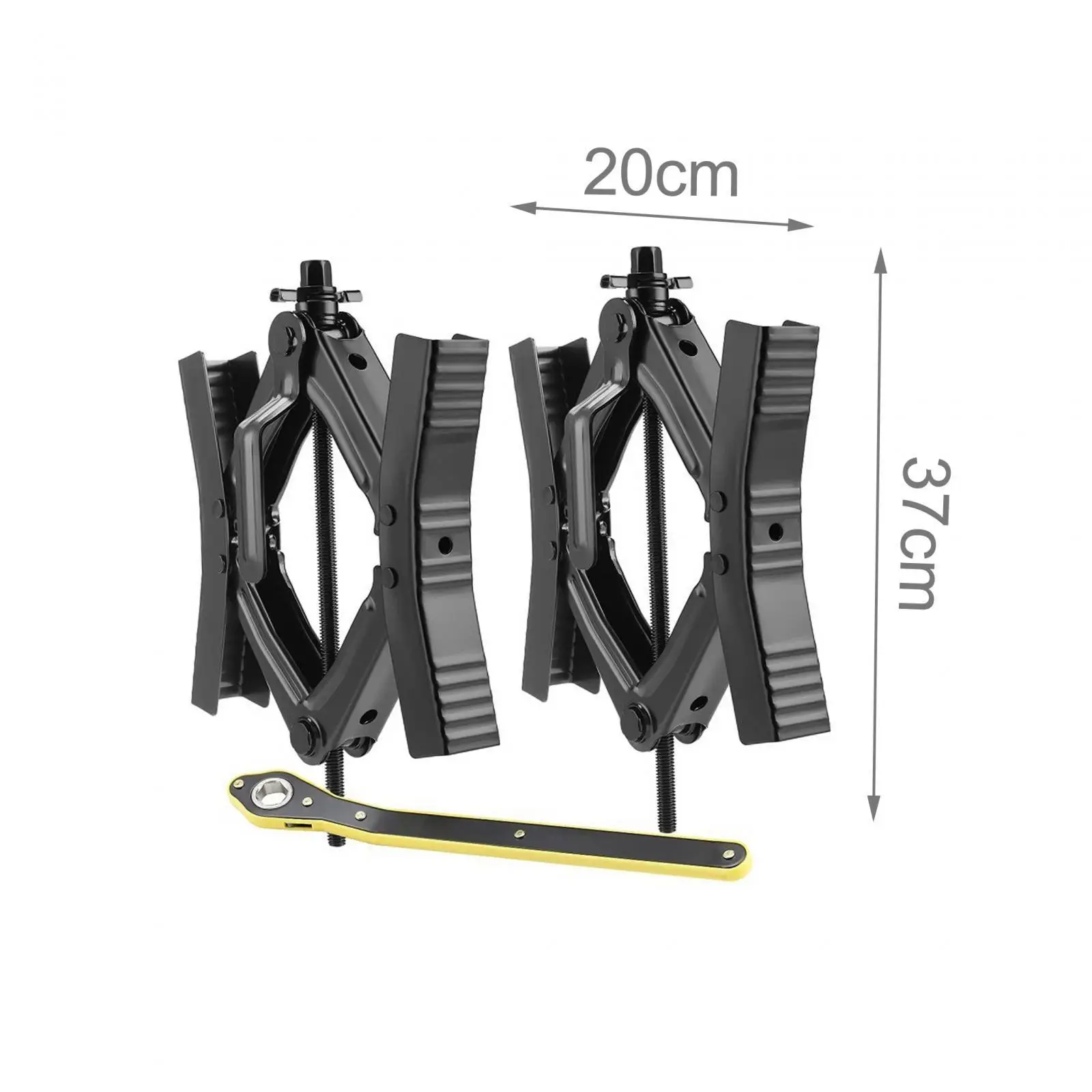 2x ножничные стабилизаторы для колес кемпера с гаечным ключом ножничный замок