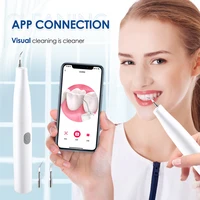 ultrasonic dental scaler wifi app visual electric tooth cleaner led portable oral calculus stains tartar remover rechargable