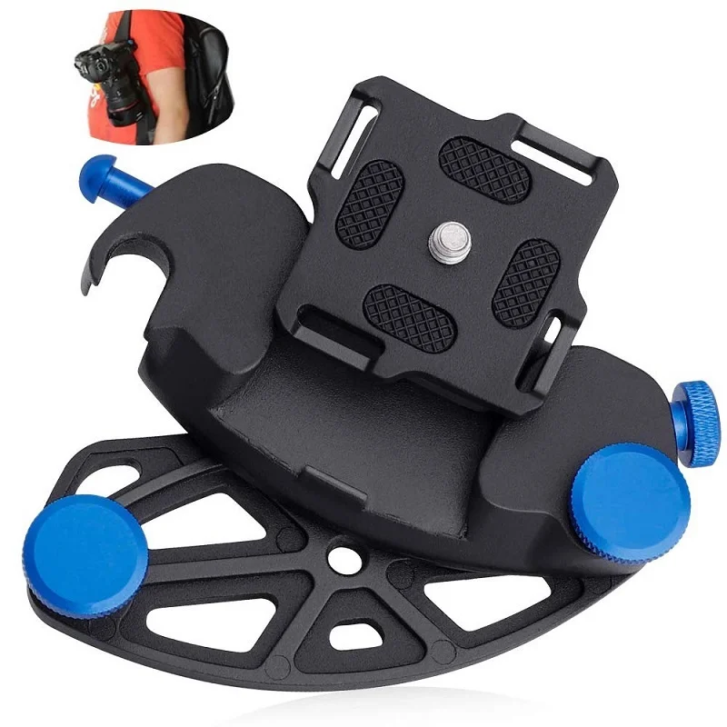 

Camera Waist Belt Clip Durable For Sony Nikon Dslr Camera Clamp Quick Release Plate Clamp Mounting Camera Accessories