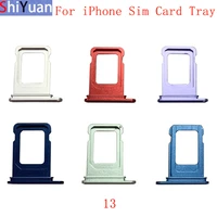 sim card tray slot holder adapter socket for iphone 13 dual single sim card tray replacement parts