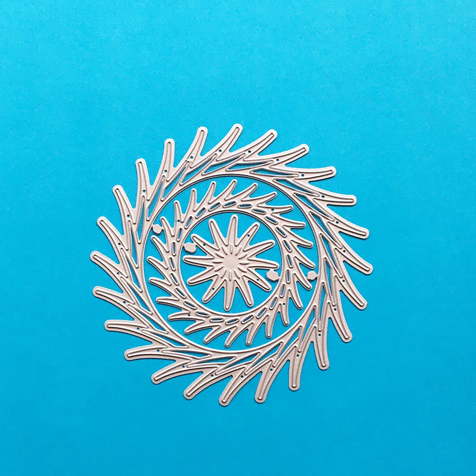 Новые круглые полые шаблоны для скрапбукинга режущие штампы оформление сделай