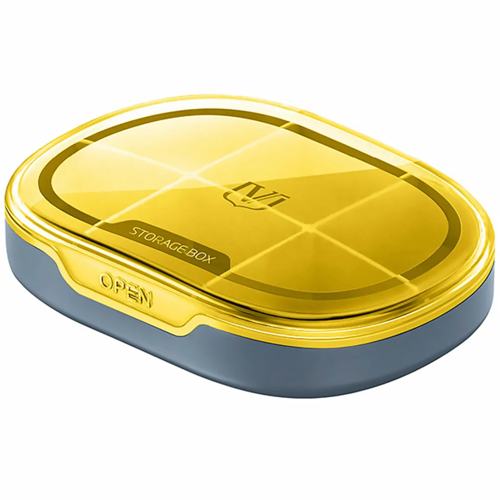 

Box Case Organizerstorage Travel Portablecontainer Vitamin Daily Sealed Mini Weekly Compartment Holder Earring Monthly Pocket