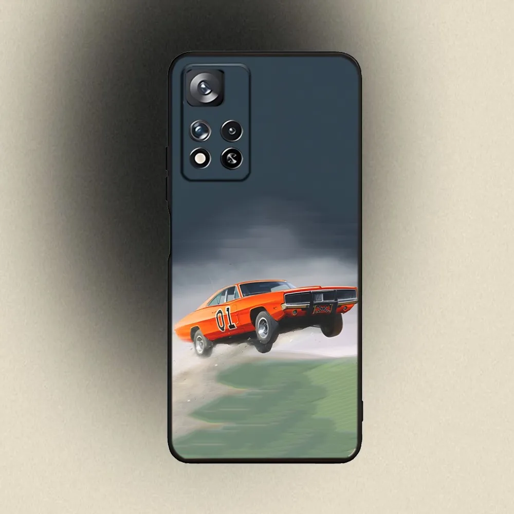 The General Lee Dukes Of Hazzard 01 Phone Case For Samsung Galaxy A20 A21s A22 A31 A32 A52 A53 A72 73 A80 A91 Soft Black Cover